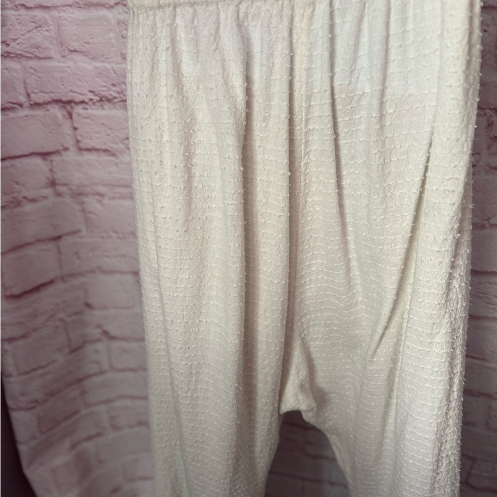 Free People cream Harem Textured Pant - Picture 7 of 9